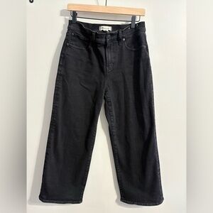 Madewell Black Flare & Wide Leg Jeans